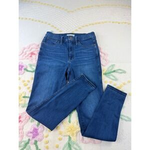 Madewell 10 Roadtripper High‎ Rise Skinny Jeans Medium Wash Size 26
